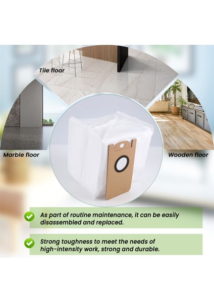 10 Adet Yedek Toz Torbası Toplama Çöp Torbası Aksesuarları S9 Robot Süpürge Parçaları Için (Yurt Dışından) indirimleri