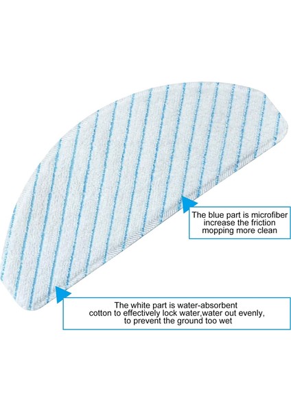 Ozmo T10/T10 Plus Robot Süpürge Aksesuarları Yedek Parçaları Için Silme Mop Bezi Pedleri (Yurt Dışından) fiyatları