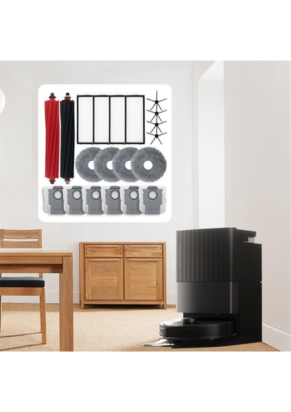 Qrevo Master Robot Süpürge Ana Yan Fırça Hepa Filtreler Paspas Bezi Toz Torbaları Yedek Parçaları (Yurt Dışından) fiyatları