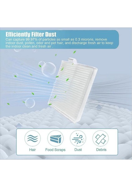 Clean L60 / Hybrid L50 Robot Süpürge Ana Yan Fırça Hepa Filtre Toz Torbaları Aksesuarları (Yurt Dışından)