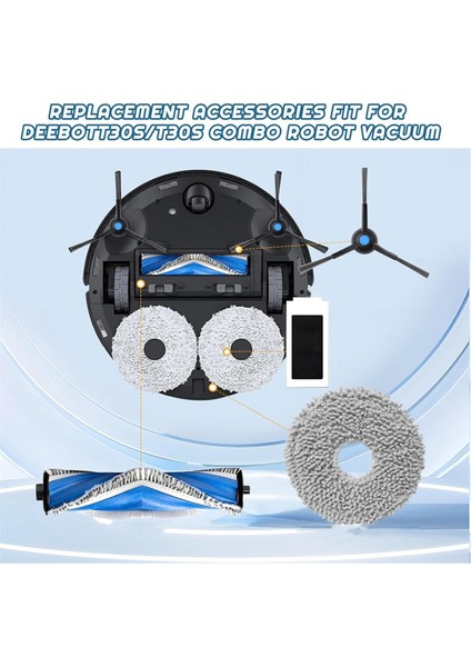 T30S Robot Süpürge Ana Yan Fırça Hepa Filtreler Paspas Bezi Pedler Toz Torbaları Yedek Parçalar (Yurt Dışından) fiyatları