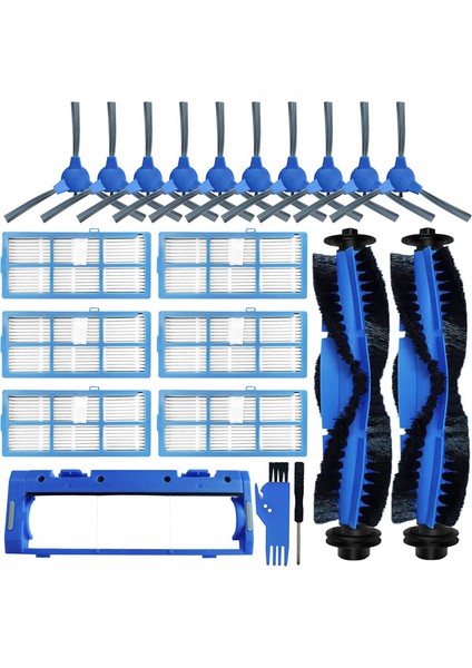 Yedek Parçalar Silindir Fırça Yan Fırçalar Hepa Filtreler R3500S R550 R700 Robot Süpürge Aksesuarları (Yurt Dışından)