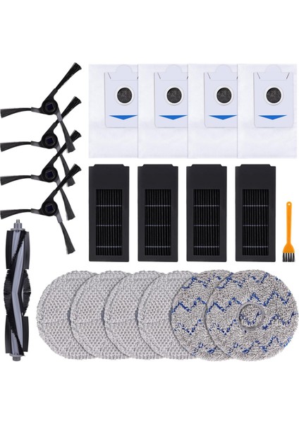 X2 / Omni Pro DEX86 Robot Süpürge Yedek Parçaları Için Yedek Aksesuar Seti (Yurt Dışından)