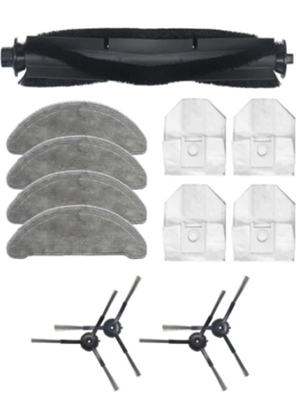 Eve Plus Süpürge Parçaları Için 13 Adet Yan Fırça Seti Ana Toz Torbası Paspas Bezi Elektrikli Süpürge Aksesuarları (Yurt Dışından)
