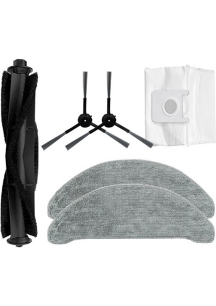 Eve Plus Robotik Süpürge Için Mop Pad Rag Bez Ana Silindir Yan Fırça Yedek Parçaları (Yurt Dışından)