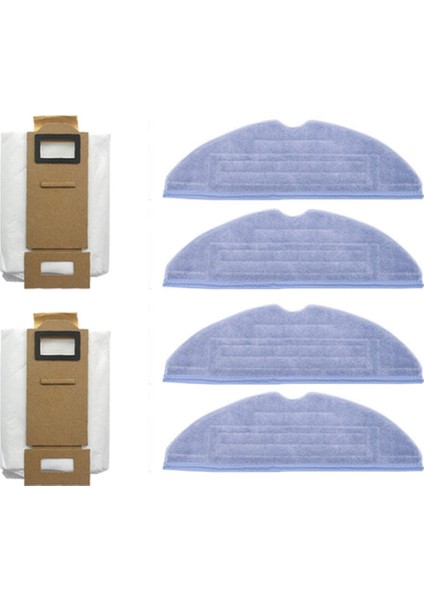 S7 T7S Plus Elektrikli Süpürge Aksesuarları Mop Bezi Toz Torbası Yedek Parçaları (Yurt Dışından)