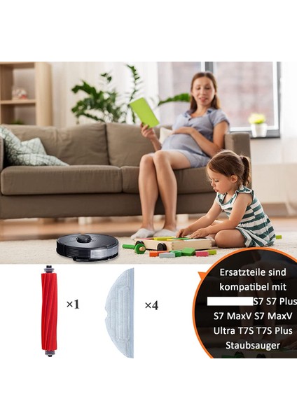Yedek Parçalar Ana Fırça Paspas Pedi S7 T7S Robot Süpürge Aksesuarları ile Uyumlu (Yurt Dışından) fırsatları