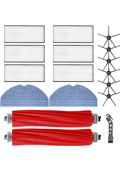 Ana Fırça Hepa Filtre Paspas Pedi S7 S70 S7MAX T7S Plus Elektrikli Süpürge Yedek Parça Aksesuarları (Yurt Dışından)