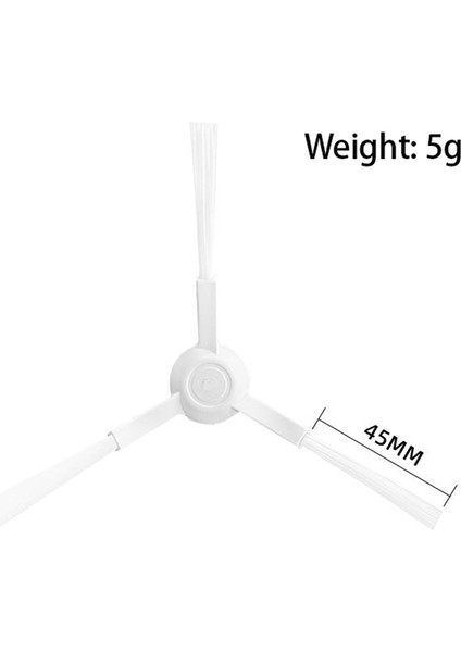 E10 E12 B112 Robot Süpürge Yedek Parçaları Için 16 Adet Yan Fırça Aksesuarları (Yurt Dışından)