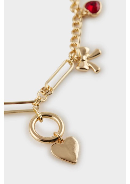 Kadın Gold Detaylı Charm Kolye E4473AXNS fiyatları