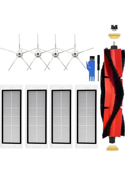 S5 Max S6 S60 S65 Maxv Pure E4 Elektrikli Süpürge Için Aksesuar Seti Ana Yan Fırça Hepa Filtre (Yurt Dışından)