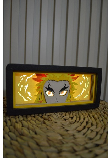 Rengoku , Demon Slayer - Işık Kutusu, Gölge Kutusu, Anime , Gece Lambası