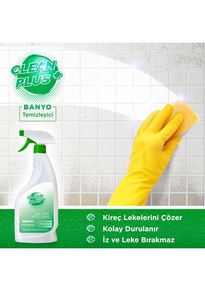 Clean Plus+ Efsane 3'lü Temizlik Seti Mutfak Temizleyici, Leke Çıkarıcı ve Banyo Temizleyici fiyatları