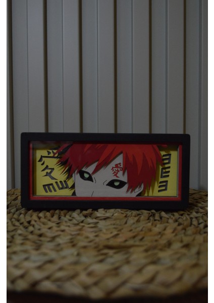 Gaara , Naruto - Işık Kutusu, Gölge Kutusu, Anime, Gece Lambası, Light Box