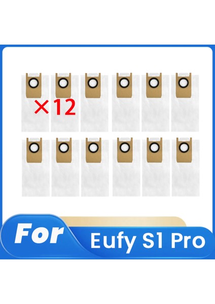 S1 Pro Süpürge Aksesuarları Için 12 Adet Toz Torbası (Yurt Dışından)