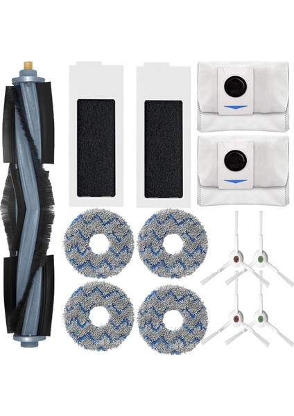 T20 Omni Ana Yan Fırçalar Hepa Filtre Toz Torbası Için (Yurt Dışından)