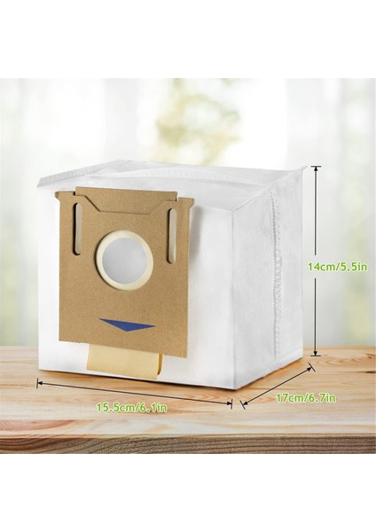 Robot Süpürge ve Paspas Temizleyici Için Tek Kullanımlık Toz Torbası (Yurt Dışından)