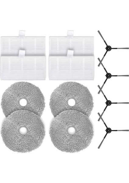 Plus U250 Yan Fırça Hepa Filtre Mop Bezi Için (Yurt Dışından)