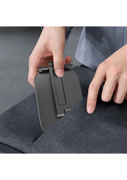 Kademeli Katlanabilir Masaüstü Telefon Tablet Standı Siyah indirimleri