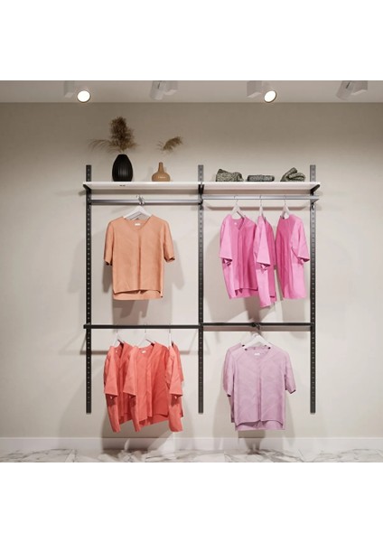 Konik Dikme Mağaza Raf Sistemi & Dekoratif Mağaza Rafı & Duvara Monte Mağaza Rafı