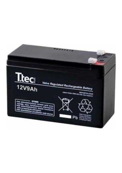 12V 9AH Bakımsız Kuru Akü