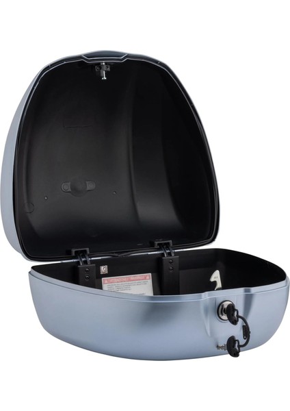 Vespa Primavera/Sprint Mat Açık Gri Top Case-Çanta 32 LT (Grey, Delicate Matt G02) / PIAGGIO