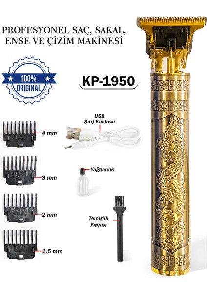 Traş Makinası Metal Gövdeli T-Bıçak Saç Ense Sakal Çizim Makinası fiyatları