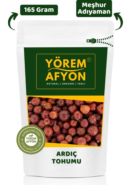 Yörem Afyon Meşhur Adıyaman Keskin Aromalı Yerli Mahsul Ardıç Tohumu | 165GR.