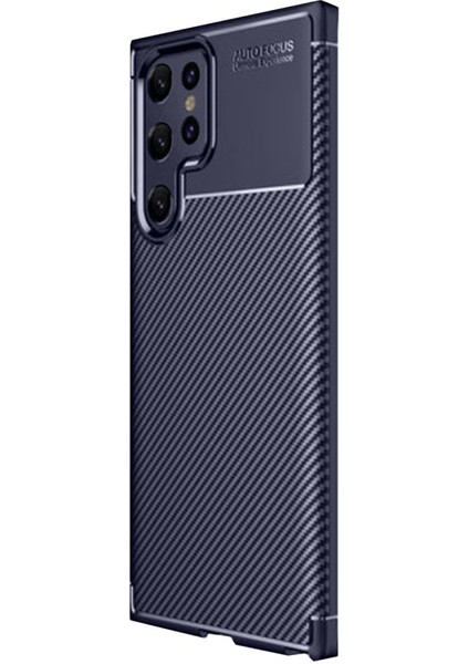 Samsung Galaxy S25 Ultra Kılıf Kamera Çıkıntılı Karbon Desenli Renk Atmaz Koruyucu Negro Kapak