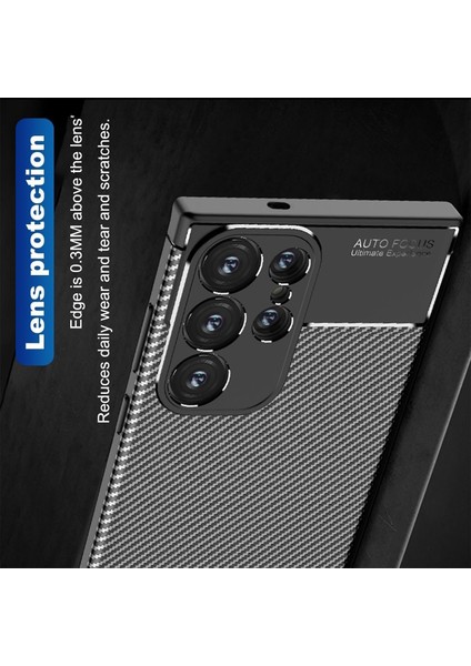 Samsung Galaxy S25 Ultra Kılıf Kamera Çıkıntılı Karbon Desenli Renk Atmaz Koruyucu Negro Kapak fiyatları