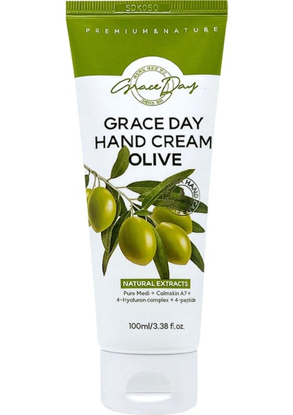 Zeytinyağı Içeren Nemlendirici Vegan El Kremi Grace Day Hand Cream Olive 100ML