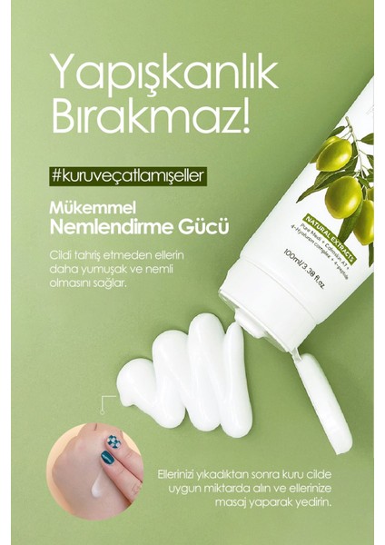 Zeytinyağı Içeren Nemlendirici Vegan El Kremi Grace Day Hand Cream Olive 100ML modelleri