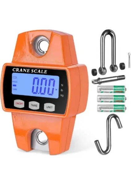 300 kg Çengelli Vinç Baskülü - Askılı Vinç Terazisi Dijital Tartım