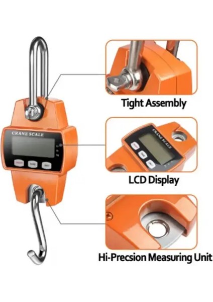 300 kg Çengelli Vinç Baskülü - Askılı Vinç Terazisi Dijital Tartım fiyatları