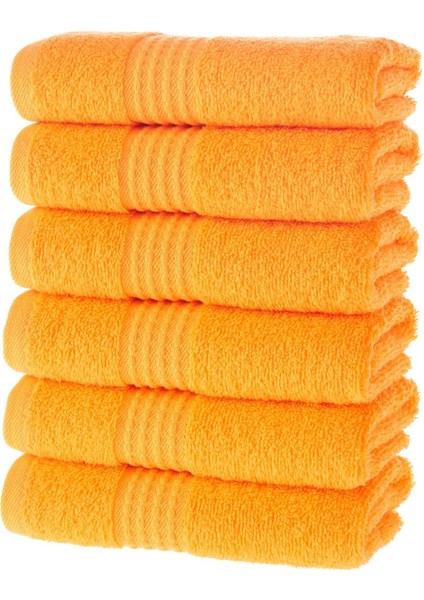 Tomurcuk %100 Pamuk 6'lı Mutfak Havlusu | 30X50 cm | Turuncu fiyatları