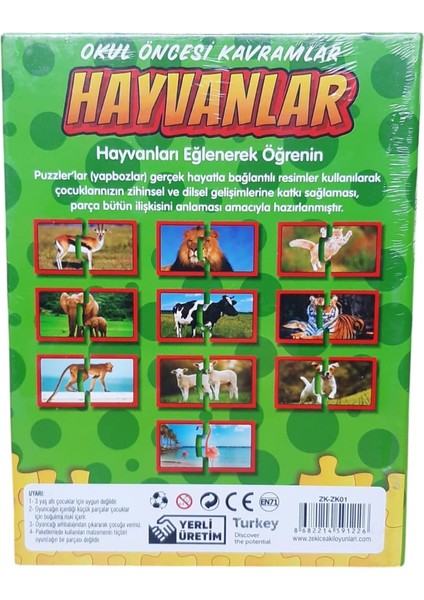 Okul Öncesi Kavramlar (Hayvanlar)