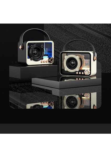 Şeffaf Bluetooth Hoparlör Mini Taşınabilir Fener (Yurt Dışından)