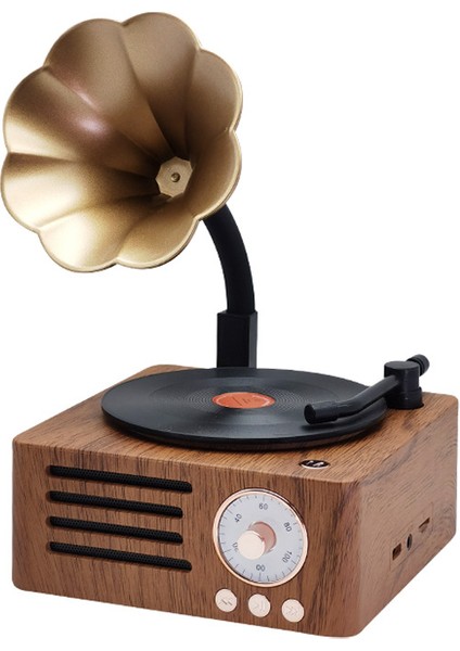 Retro Bluetooth Ses Gramofon Masa Dekorasyonu (Yurt Dışından)