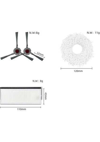 Roborock S7 S7 Plus T7S Elektrikli Süpürge Aksesuarları ile Uyumludur (Yurt Dışından) indirimleri