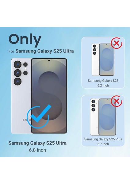 Samsung Galaxy S25 Ultra Magsafe Kılıf + Cam Ekran Koruyucu Seti