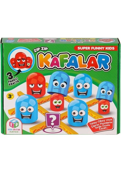 Nessiworld 2778-727 Zıp Zıp Kafalar -Hobi Oyuncak