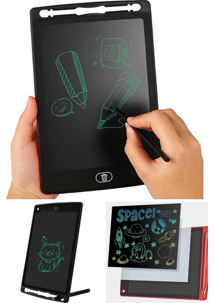 Eğitici Oyuncak Çocuk Yazı Tahtası Çizim Tableti 8,5 Inç LCD Eğitici Tablet