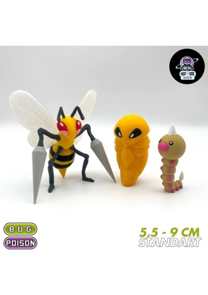 #0013 Weedle Pokemon Gelişim Seti