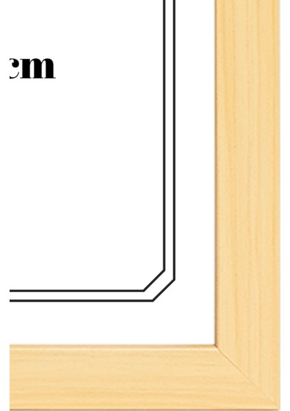 5 Adet A4 Çerçeve Gerçek Camlı Belge Diploma Resim Fotoğraf Asılabilir 21 x 29.7 cm
