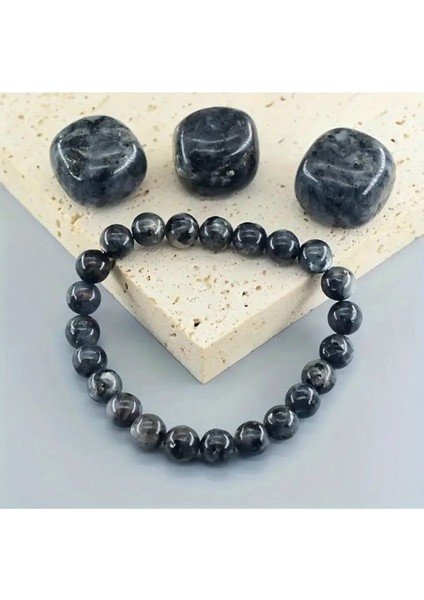 Labradorit Doğaltaş Bileklik-DGL-004