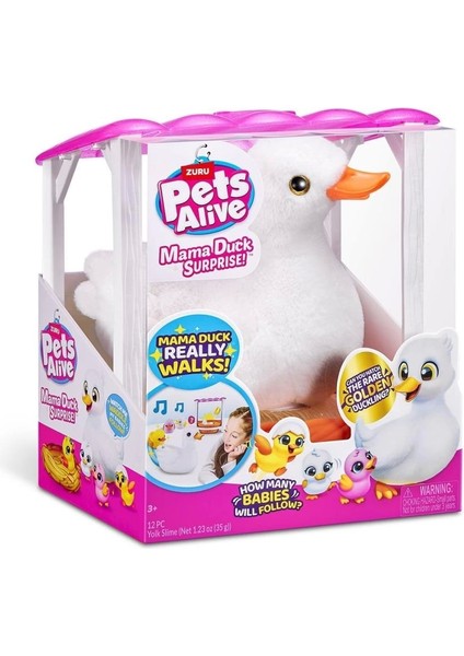 Nessiworld PEL03000 Pets Alive Anne ve Yavru Ördekler