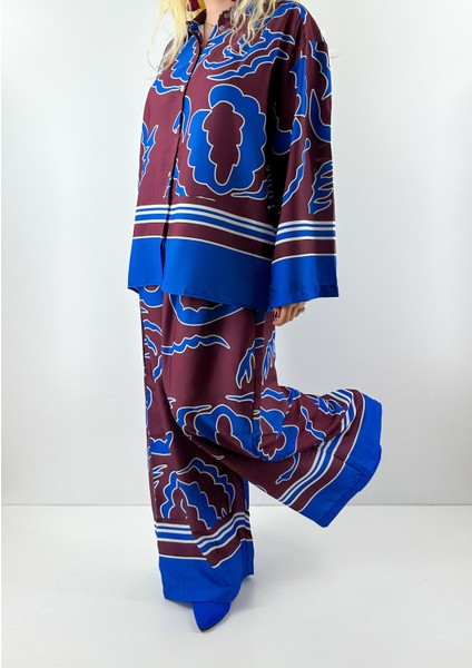 Özel Baskılı Gömlek Pantolon Takım modelleri