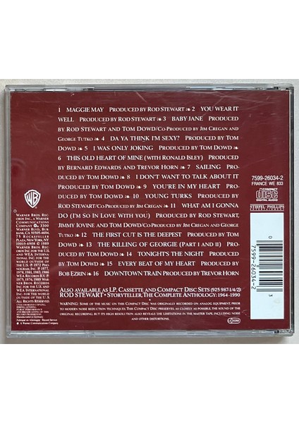 Rod Stewart – The Best Of Rod Stewart CD