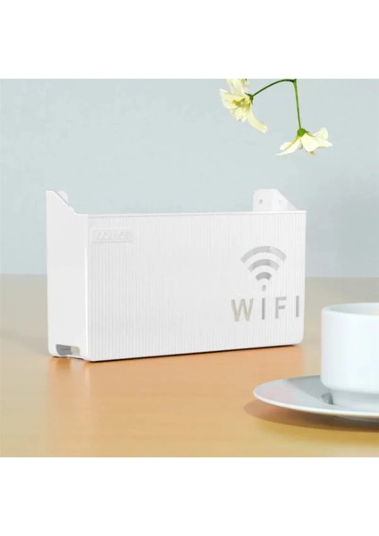 Siyah Pleksi Wifi Kutusu Duvar Asılabilir Sigorta ve Modem Saklama Kutusu 25X15X6 cm