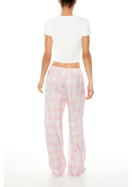 Baskılı Tişört ve Alt Pijama Takımı
